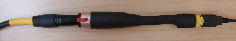 Solar panel to USB cable